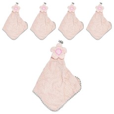 ROYALLIN 蘿林嚴選 超細纖維可掛式擦手巾 (絨毛) 尺寸:18*15.5cm, 材質:聚酯纖維, 1個, 5個