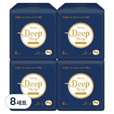리버티오가네이처 딥슬립 입는 오버나이트, 대형, 6개입, 8세트