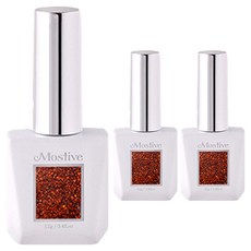 모스티브 스탠다드 글리터 젤네일 27, MG-013 브론즈, 3개, 12g