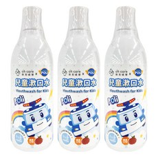 oh care 歐克威爾 Poli波力 兒童漱口水, 350ml, 3瓶