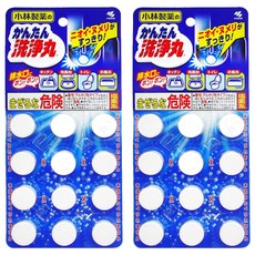 KOBAYASHI 小林製藥 廚房衛生間下水道管道疏通泡藤片 無香味 12錠, 66g, 2組
