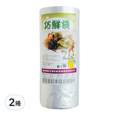 巧用 捲筒加厚型巧鮮袋 360張 2捲 食材保鮮分裝好幫手, 半斤(28 x 21cm)