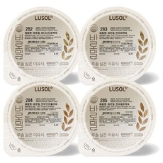 LUSOL 孩童常溫副食品粥 7~9個月, 白米口味+韓牛口味+香蕉口味+花椰菜口味+南瓜口味, 120g, 4個