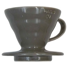 HARIO 好璃奧 V60彩虹磁石濾杯EX, 石墨灰 1~2杯, 1個, 1~2杯