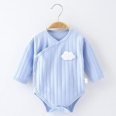 STARDOOR 嬰兒雲朵布貼長袖包屁衣