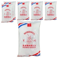 風車牌 馬鈴薯澱粉(太白粉) 600g/包, 6包