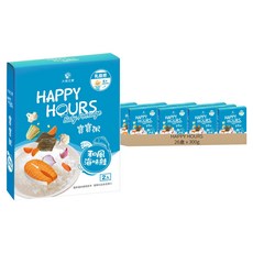 HAPPY HOURS 寶寶粥 6個月以上 2包, 和風海味鮭, 300g, 26盒