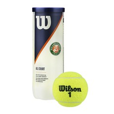 Wilson ROLAND GARROS ALL CT 3入, 1個, 光學黃