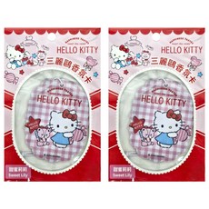 收納王妃 三麗鷗香氛卡2 KTSYBK70-3 格紋 2個, 甜蜜莉莉, 2組