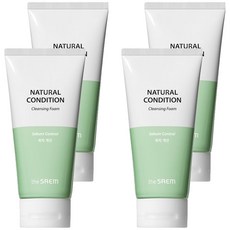 더샘 내추럴 컨디션 피지 개선 클렌징 폼, 150ml, 4개