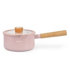 EJIRY RomanceIH感應爐適用單柄湯鍋, 1個, 混色, 16cm