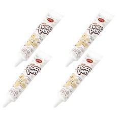 Bread Garden 巧克力筆 白色食用裝飾筆, 20g, 4個