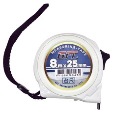 GFT 金富泰五金 捲尺 鐵心 附檔 台尺 8m x 25mm, 1個