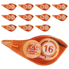 YOUNG ART Easy Clean修正帶, 橘色, 12個