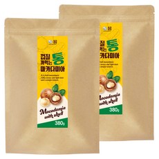 Royal Food 帶殼原粒夏威夷豆, 380g, 2個