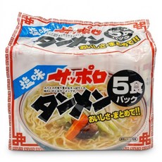 Men-Sunaoshi 札幌蔬菜鹽味袋裝拉麵 83g, 5個