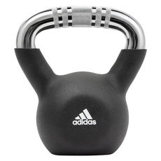 adidas 愛迪達 健身鑄鐵壺鈴 ADWT-11508, 銀色 + 黑色, 8kg, 1個