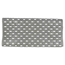 WE CHAMP TPE北歐風橢圓衛浴防滑墊 - 灰色 WTB-039, 70 x 38cm, 1個