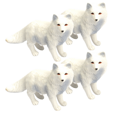 Safari Ltd 282329 北極狐公仔, 4個