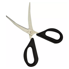 KAI 貝印 関孫六 曲線廚房剪刀, 不鏽鋼材質，日本產, 23 x 10 x 1.2cm, DH-3313, 1支