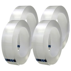 JOJO 無痕超強力矽膠雙面膠帶 2mm x 3m, 4個, 單一顏色