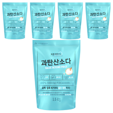 바른세제연구소 과탄산소다 다목적 세정제, 1.5kg, 5개