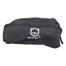 m square 輕量摺疊椅, 1000D牛津布, 黑色, 1個