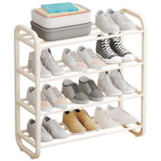 SUNEWZ 家用多功能四層鞋架, 白色