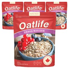 Oatlife 加拿大燕麥片, 600g, 4個