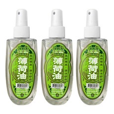 室翲香 天然薄荷油, 100ml, 3瓶, 薄荷