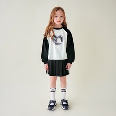 MARI N MORI 兒童貓咪愛心百褶褲套裝