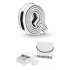 판도라 여성용 도라 리플렉션 레터 큐 클립 798213 +쇼핑백+메시지카드+품질보증서(백화점A/S)