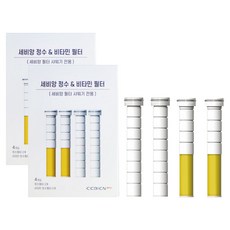 세비앙 정수 필터 2p + 비타민 필터 2p 세트, 2개