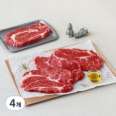 미국산 초이스 척아이롤 구이용 (냉장), 2kg, 4개