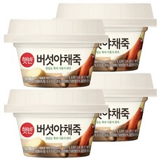 CJ Hetbahn 蘑菇蔬菜粥, 4個, 268g