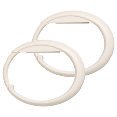 KOUJI叩吉好物 桌邊掛鉤 ABS材質 尺寸10.5*8.5cm 2入組, 白色, 1組