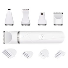 정글살롱 4in1 멀티트리머 반려동물 이발기 JS-MT01, 화이트, 1세트