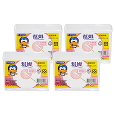 幫姆粗軸棉花棒 方盒, 4盒, 360入