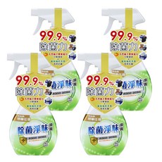 依必朗 除菌淨味噴霧, 99.9%除菌力 天然柚子萃取分解異味, 陽光棉柔, 300ml, 4瓶