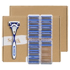 쉬크 하이드로 5 베이스 면도기 + 여분날 14p 세트, 2세트