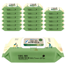 FromNature 多用途清潔拖把清潔布特大號帽型, 18包