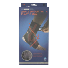 LP SUPPORT Z-Type纏繞穩定型護踝, 黑色, 1個