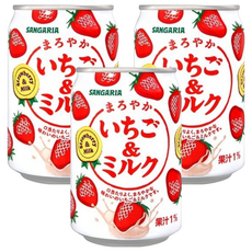 SANGARIA 草莓牛奶, 275ml, 3罐