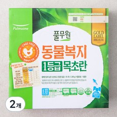 풀무원 1등급 동물복지 목초란, 25구, 2개