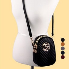 OMAR SHARIF 迷你手機斜背包 OS264, 黑色的