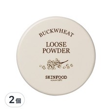 SKINFOOD 雪芙蕎麥蜜粉 升級版, 21親膚色, 23g, 2個