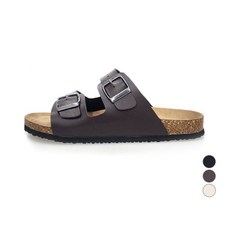 daypril 男女通用 Luky Birken 足弓支撐 大尺碼 扣環拖鞋, 295~300, 棕色