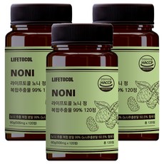 LIFETOCOL 諾麗果萃取錠 500mg, 3個, 60g