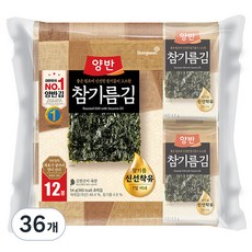 양반 참기름 김, 54g, 3개