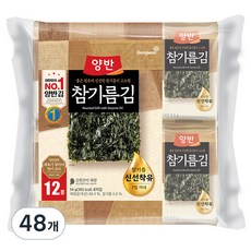 양반 참기름 김, 54g, 4개